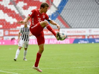 Thomas Müller macht seine 22. Saison-Torvorlage Thomas Müller macht seine 22. Saison-Torvorlage