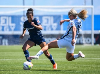 Die Spielerinnen der NWSL protestieren gegen Rassismus Die Spielerinnen der NWSL protestieren gegen Rassismus
