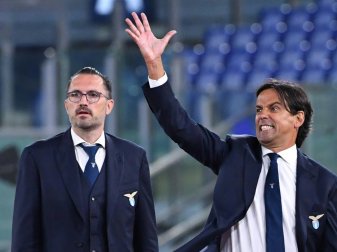 Inzaghi (r.) steigt mit Benevento auf Inzaghi (r.) steigt mit Benevento auf