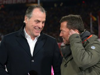 Clemens Tönnies (l.) und Lothar Matthäus Clemens Tönnies (l.) und Lothar Matthäus
