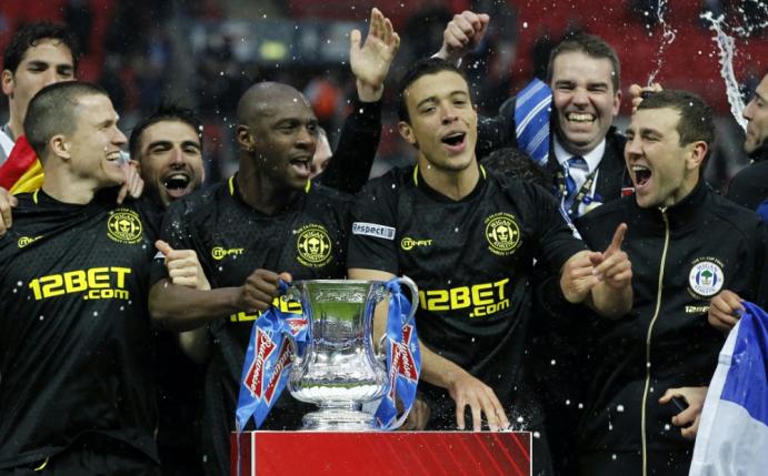 2013 FA-Cup-Sieger, jetzt insolvent: Wigan Athletic 