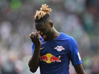 Wurde von RB Leipzig an Leeds United verliehen: Jean-Kevin Augustin. Foto: Carmen Jaspersen/dpa Wurde von RB Leipzig an Leeds United verliehen: Jean-Kevin Augustin. Foto: Carmen Jaspersen/dpa