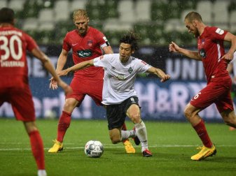 Das Relegations-Rückspiel zwischen dem 1. FC Heidenheim und Werder Bremen verspricht viel Spannung. Foto: Martin Meissner/AP POOL/dpa