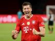 Steuerte zwei Treffer zum 20. Bayern-Pokalsieg bei: Robert Lewandowski. Foto: Alexander Hassenstein/Getty Images Europe/Pool/dpa