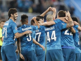 Zenit St. Petersburg wurde erneut russischer Fußball-Meister. Foto: Dmitri Lovetsky/AP/dpa