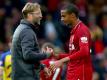 Hält Liverpools Tainer Jürgen Klopp (l) für etwas ganz besonderes: Joel Matip (r). Foto: Dave Thompson/PA Wire/dpa