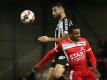 Nathan De Medina (r.) im Trikot von Royal Excel Mouscron