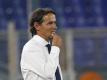 Kassierte mit Lazio Rom eine Heimniederlage gegen Sassuolo Calcio: Trainer Simone Inzaghi. Foto: Riccardo De Luca/AP/dpa