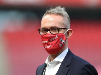 Plädiert für eine Umverteilung der TV-Gelder: Köln-Geschäftsführer Alexander Wehrle. Foto: Lars Baron/Getty/Pool/dpa Plädiert für eine Umverteilung der TV-Gelder: Köln-Geschäftsführer Alexander Wehrle. Foto: Lars Baron/Getty/Pool/dpa