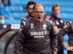 Dirigiert von der Seitenlinie aus: Leeds Uniteds Trainer Marcelo Bielsa. Foto: Martin Rickett/PA Wire/dpa