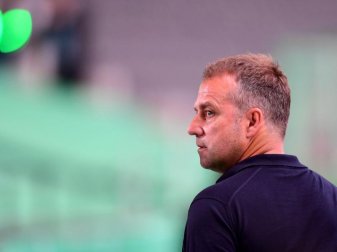 Konzentriert sich mit dem FC Bayern München voll und ganz auf die Champions League: Trainer Hansi Flick. Foto: Robert Michael/dpa-Zentralbild/Pool/dpa Konzentriert sich mit dem FC Bayern München voll und ganz auf die Champions League: Trainer Hansi Flick. Foto: Robert Michael/dpa-Zentralbild/Pool/dpa