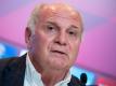 «Der Fußball gehört allen», sagt Uli Hoeneß, Bayern Münchens Ehrenpräsident. Foto: Sven Hoppe/dpa