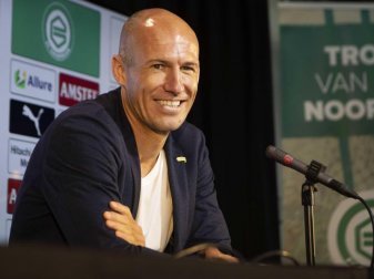 Gibt gegen den PSV Eindhoven sein Comeback im Groningen-Trikot: Arjen Robben. Foto: OLAF KRAAK/ANP/dpa Gibt gegen den PSV Eindhoven sein Comeback im Groningen-Trikot: Arjen Robben. Foto: OLAF KRAAK/ANP/dpa