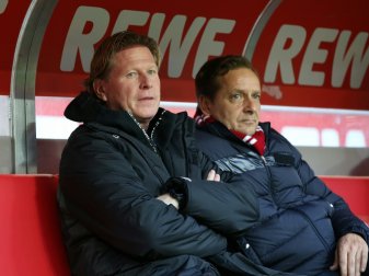 Heldt (r.) plant weiter mit Trainer Gisdol Heldt (r.) plant weiter mit Trainer Gisdol