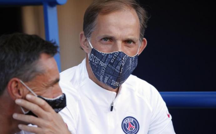 Hat mit PSG noch die Chance auf zwei weitere Titel: Trainer Thomas Tuchel. Foto: Francois Mori/AP/dpa