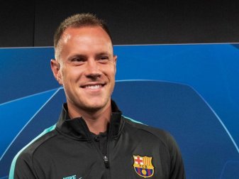 Marc-Andre ter Stegen steht noch bis Juni 2022 beim FC Barcelona unter Vertrag. Foto: Bernd Thissen/dpa Marc-Andre ter Stegen steht noch bis Juni 2022 beim FC Barcelona unter Vertrag. Foto: Bernd Thissen/dpa