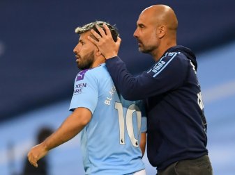 Pep Guardiola muss gegen Real wohl auf Agüero verzichten Pep Guardiola muss gegen Real wohl auf Agüero verzichten