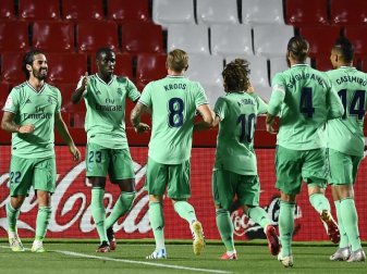 Real Madrid muss nicht in Quarantäne vor dem Spiel in Manchester. Foto: Jose Breton/AP/dpa Real Madrid muss nicht in Quarantäne vor dem Spiel in Manchester. Foto: Jose Breton/AP/dpa