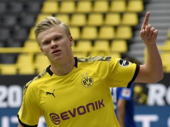 Traut Borussia Dortmund die Meisterschaft zu: Torjäger Erling Haaland. Foto: Martin Meissner/AP-Pool/dpa Traut Borussia Dortmund die Meisterschaft zu: Torjäger Erling Haaland. Foto: Martin Meissner/AP-Pool/dpa