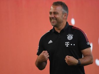 Bayern Münchens Trainer Hansi Flick freut sich schon auf die Champions League. Foto: Matthias Balk/dpa Bayern Münchens Trainer Hansi Flick freut sich schon auf die Champions League. Foto: Matthias Balk/dpa