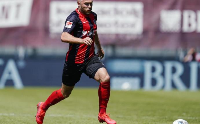 Der FC St. Pauli verpflichtete Maximilian Dittgen aus Wiesbaden. Foto: Uwe Anspach/dpa-Pool/dpa