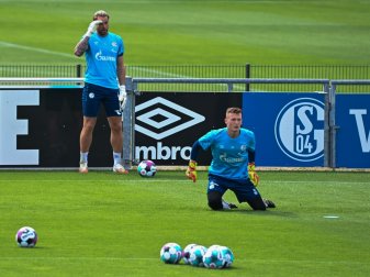Schalke 04 plant vorerst mit Fährmann (l.) und Schubert Schalke 04 plant vorerst mit Fährmann (l.) und Schubert