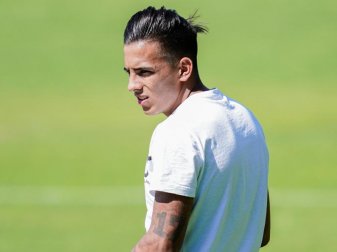 Wird von Eintracht Frankfurt in die zweite Liga an den FC St. Pauli verliehen: Rodrigo Zalazar. Foto: Uwe Anspach/dpa Wird von Eintracht Frankfurt in die zweite Liga an den FC St. Pauli verliehen: Rodrigo Zalazar. Foto: Uwe Anspach/dpa