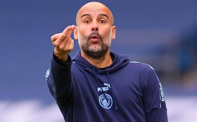 Macht sich über die Taktik von Real-Trainer Zidane Gedanken: Manchester-City-Coach Pep Guardiola. Foto: Laurence Griffiths/Nmc Pool W/PA Wire/dpa