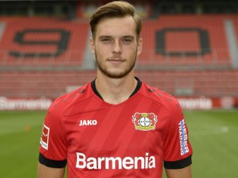 Wechselt nach Abschluss der Europa League von Bayer Leverkusen zum Zweitligisten Darmstadt 98: Adrian Stanilewicz. Foto: Ina Fassbender/POOL/AFP/dpa