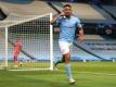 Gabriel Jesus von Manchester City feiert seinen Treffer zum 2:1 gegen Real Madrid. Foto: Nick Potts/PA Wire/dpa