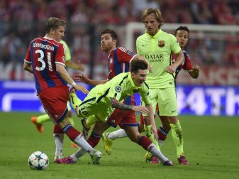 Im letzten Duell 2015 war Barcelona den Bayern überlegen Im letzten Duell 2015 war Barcelona den Bayern überlegen
