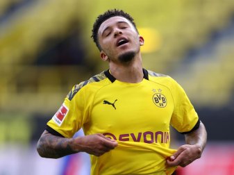 Trainiert mit dem BVB in der Schweiz: Jadon Sancho. Foto: Lars Baron/Getty Images Europe/Pool/dpa Trainiert mit dem BVB in der Schweiz: Jadon Sancho. Foto: Lars Baron/Getty Images Europe/Pool/dpa