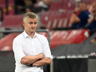 Manchester Uniteds Trainer Ole Gunnar Solskjaer äußert sich nicht zu Jadon Sancho. Foto: Federico Gambarini/dpa Manchester Uniteds Trainer Ole Gunnar Solskjaer äußert sich nicht zu Jadon Sancho. Foto: Federico Gambarini/dpa