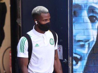 Sorgte mit siner heimlichen Reise nach Spanien für einen Eklat: Der für Celtic Glasgow spielende Belgier Boli Bolingoli. Foto: Jeff Holmes/PA Wire/dpa