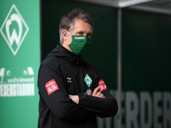 Muss mit den Werder-Profis über das Thema Gehaltsverzicht sprechen: Sportdirektor Frank Baumann. Foto: Stuart Franklin/Getty Images Europe/Pool/dpa