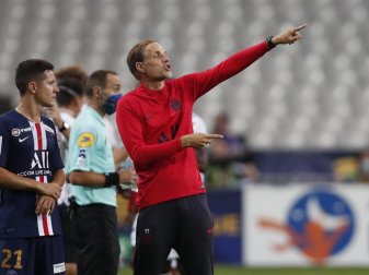Ist mit Paris Saint-Germain gegen Atalanta Bergamo gefordert: PSG-Coach Thomas Tuchel. Foto: Francois Mori/AP/dpa Ist mit Paris Saint-Germain gegen Atalanta Bergamo gefordert: PSG-Coach Thomas Tuchel. Foto: Francois Mori/AP/dpa