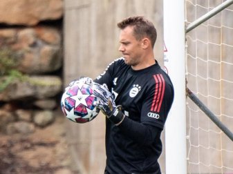 Manuel Neuer trifft mit dem FC Bayern München auf Marc-André ter Stegen und den FC Barcelona. Foto: Matthias Balk/dpa
