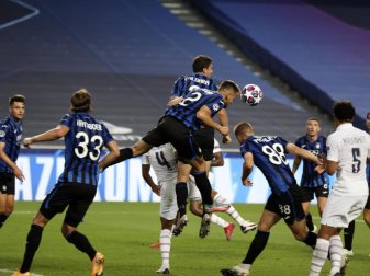 Lange Zeit sah es so aus, als behielte Atalanta gegen PSG die Oberhand. Foto: Rafael Marchante/Pool Reuters/AP/dpa Lange Zeit sah es so aus, als behielte Atalanta gegen PSG die Oberhand. Foto: Rafael Marchante/Pool Reuters/AP/dpa