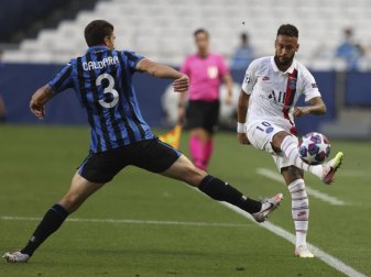 Neymar trifft mit Paris Saint-Germain im Halbfinale der Champions League auf RB Leipzig. Foto: Rafael Marchante/Pool Reuters/AP/dpa Neymar trifft mit Paris Saint-Germain im Halbfinale der Champions League auf RB Leipzig. Foto: Rafael Marchante/Pool Reuters/AP/dpa