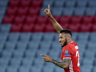 Corentin Tolisso trifft mit dem FC Bayern München im Champions-League-Halbfinale auf seinen Ex-Club Olympique Lyon. Foto: Sven Hoppe/dpa