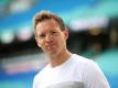 RB Leipzig und Julian Nagelsmann fühlen sich bereit für das Duell mit Paris Saint-Germain und dessen Coach Thomas Tuchel. Foto: Alexander Hassenstein/Getty Images Europe/Pool/dpa/Archivbild
