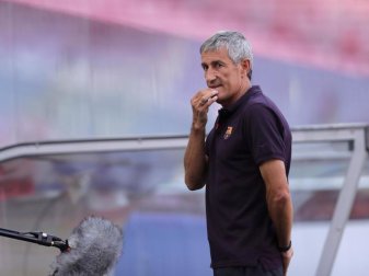 Muss beim FC Barcelona gehen: Trainer Quique Setién. Foto: Manu Fernandez/Pool AP/dpa Muss beim FC Barcelona gehen: Trainer Quique Setién. Foto: Manu Fernandez/Pool AP/dpa