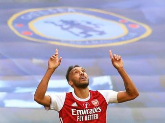 Pierre-Emerick Aubameyang soll beim FC Arsenal verlängern. Foto: Catherine Ivill/Pool Getty/AP/dpa Pierre-Emerick Aubameyang soll beim FC Arsenal verlängern. Foto: Catherine Ivill/Pool Getty/AP/dpa