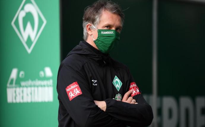Werders Sport-Geschäftsführer Frank Baumann möchte sich in der Corona-Krise absichern. Foto: Stuart Franklin/Getty Images Europe/Pool/dpa