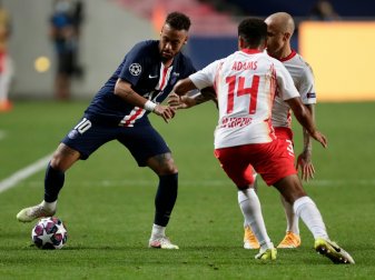 Entzauberten Leipzig: Neymar und Paris St. Germain Entzauberten Leipzig: Neymar und Paris St. Germain