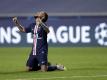 Neymar von PSG jubelt nach dem Spiel gegen RB Leipzig. Foto: Manu Fernandez/AP POOL/dpa