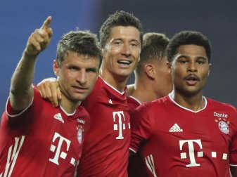 Im Finale der Champions League treten die Bayern gegen den 400-Millionen-Sturm von Paris Saint-Germain an. Foto: Miguel A. Lopes/pool EPA via AP/dpa
