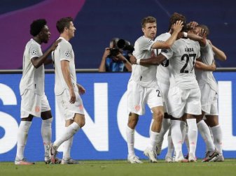 Könnten mit einem Sieg im Finale der Champions League einen neuen Rekord aufstellen: Elf Siege in Serie. Foto: Manu Fernandez/AP Pool/dpa Könnten mit einem Sieg im Finale der Champions League einen neuen Rekord aufstellen: Elf Siege in Serie. Foto: Manu Fernandez/AP Pool/dpa