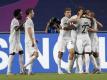 Könnten mit einem Sieg im Finale der Champions League einen neuen Rekord aufstellen: Elf Siege in Serie. Foto: Manu Fernandez/AP Pool/dpa