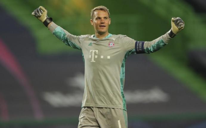 Bayern-Torhüter Manuel Neuer will den Champions-League-Titel. Foto: Miguel A. Lopes/pool EPA via AP/dpa